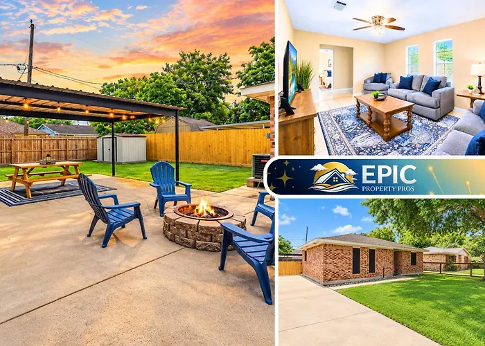 Seabrook Sanctuary Cozy 3Br Home Perfect For Families Privacy & Comfort Galore